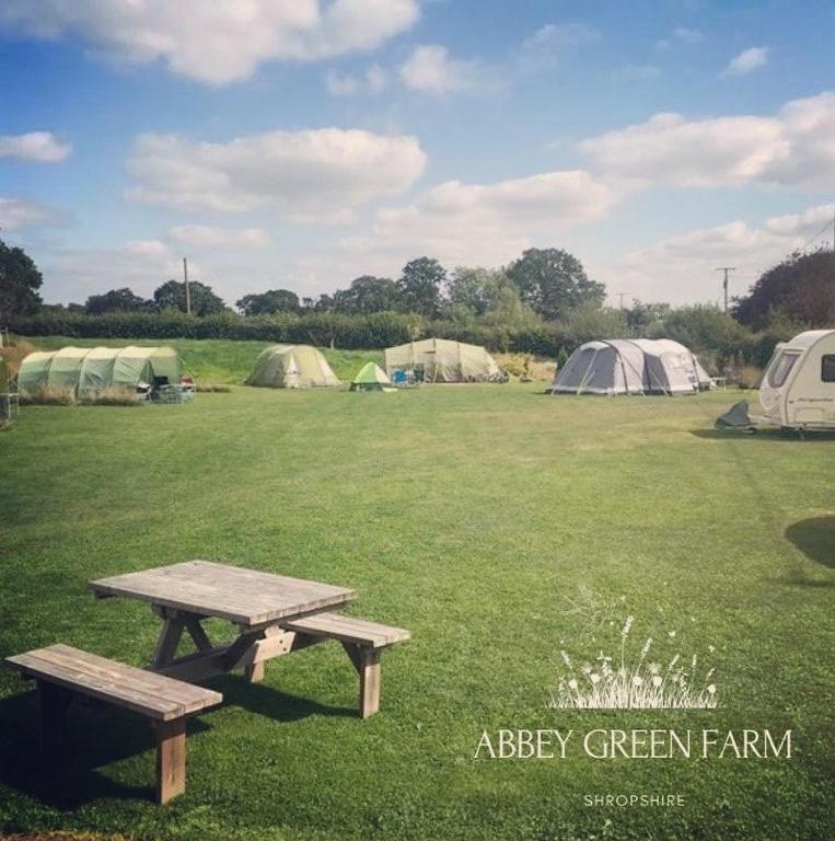 Glamping Tent At Abbey Green Farm Villa Уитчърч Екстериор снимка